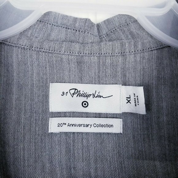 3.1 Phillip Lim Target Button Shirt Men Size XL - Picture 3 of 12